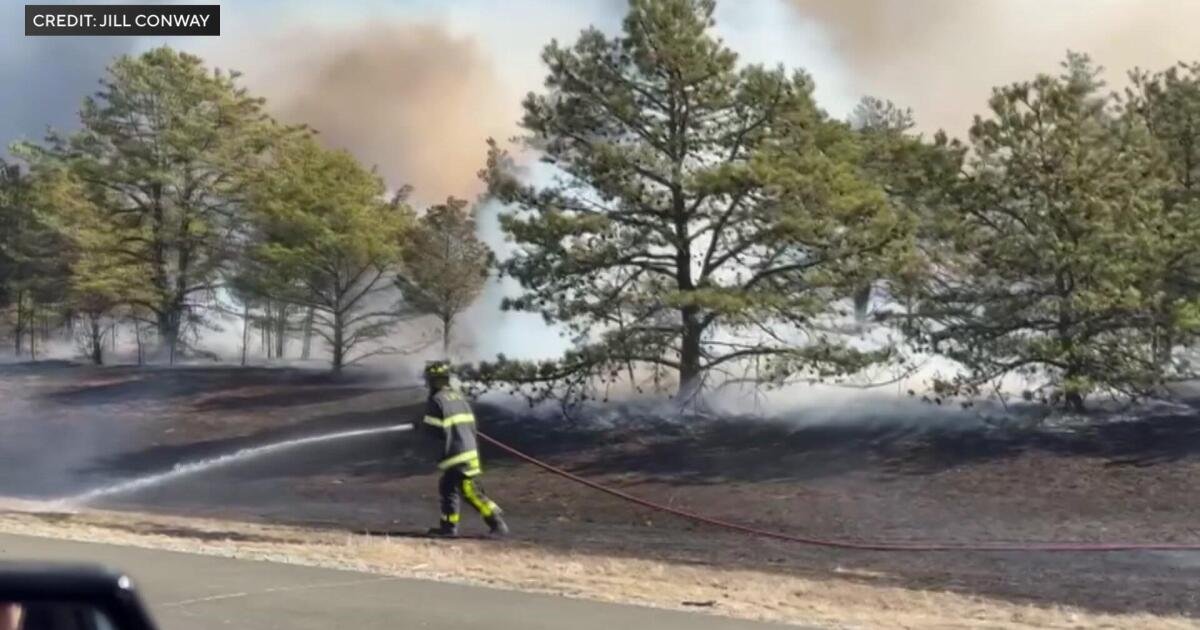 Crews battle multiple brush fires on Long Island; Hochul declares state of emergency