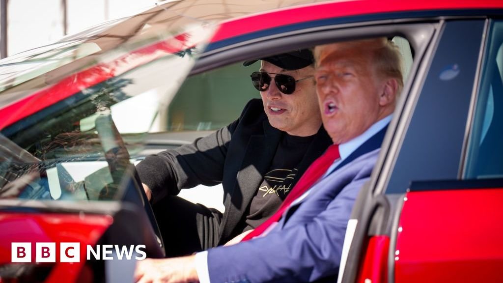 Donald Trump says anti-Tesla protesters will 'undergo hell'