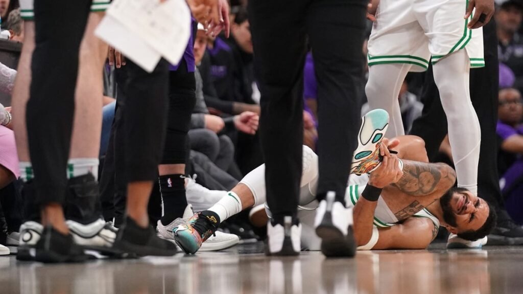 Latest on Celtics star's ankle injury