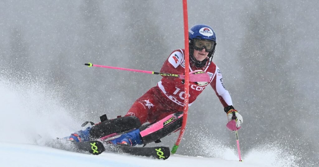 Mikaela Shiffrin sets new podium record as Katharina Truppe clinches first World Cup win at Are slalom