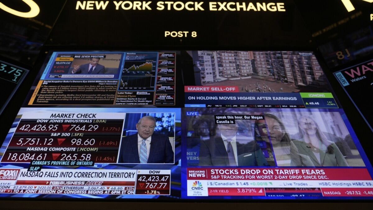 Stocks' sell-off worsens as Wall Street wonders how much pain Trump will accept for the economy