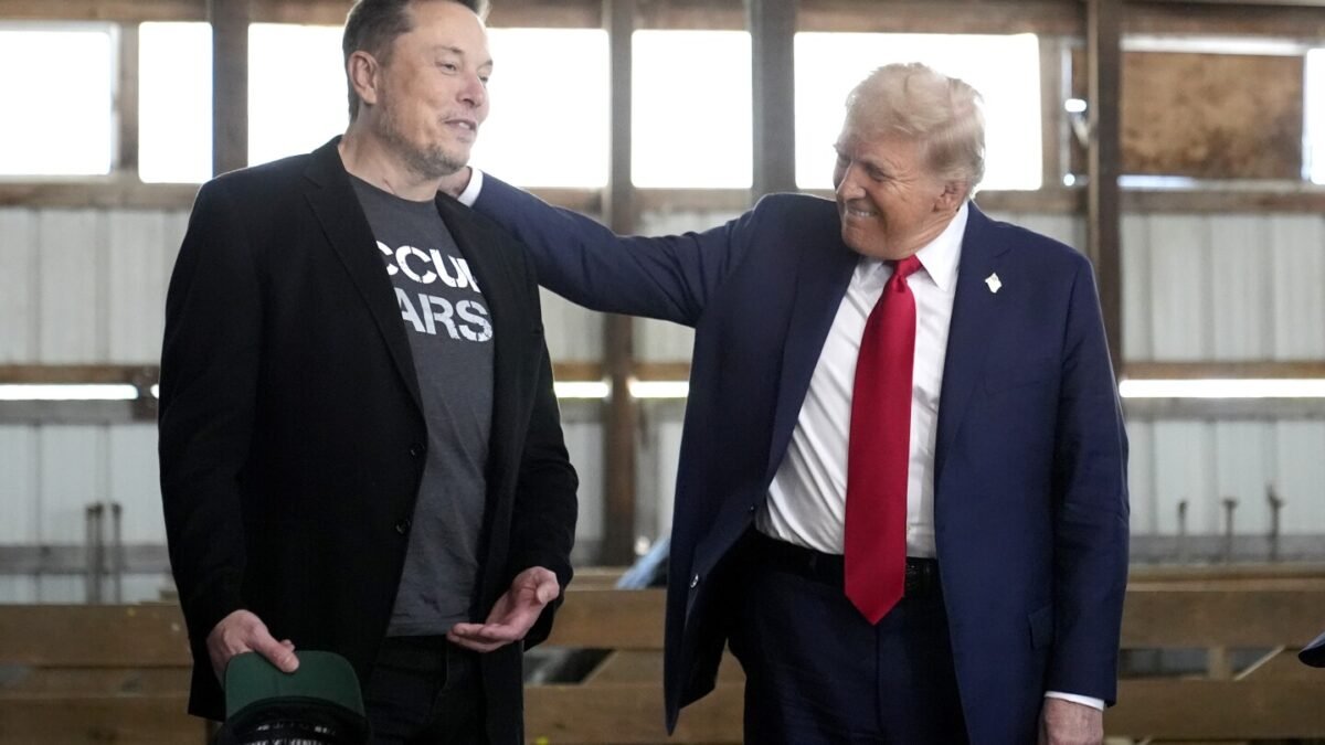 Trump selects a new Tesla to show support for Elon Musk