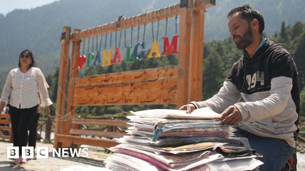 Hope and fear as tourists trickle back to Pahalgam after attack