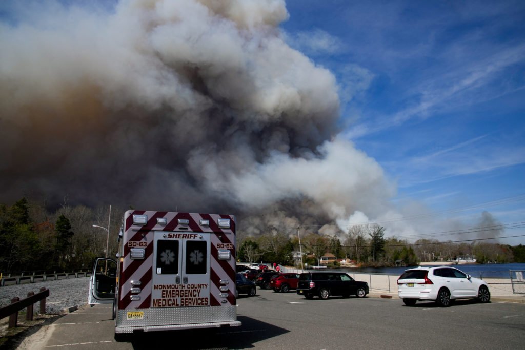 WATCH: Wildfire in New Jersey Pine Barrens expected to grow before it’s contained, officials say