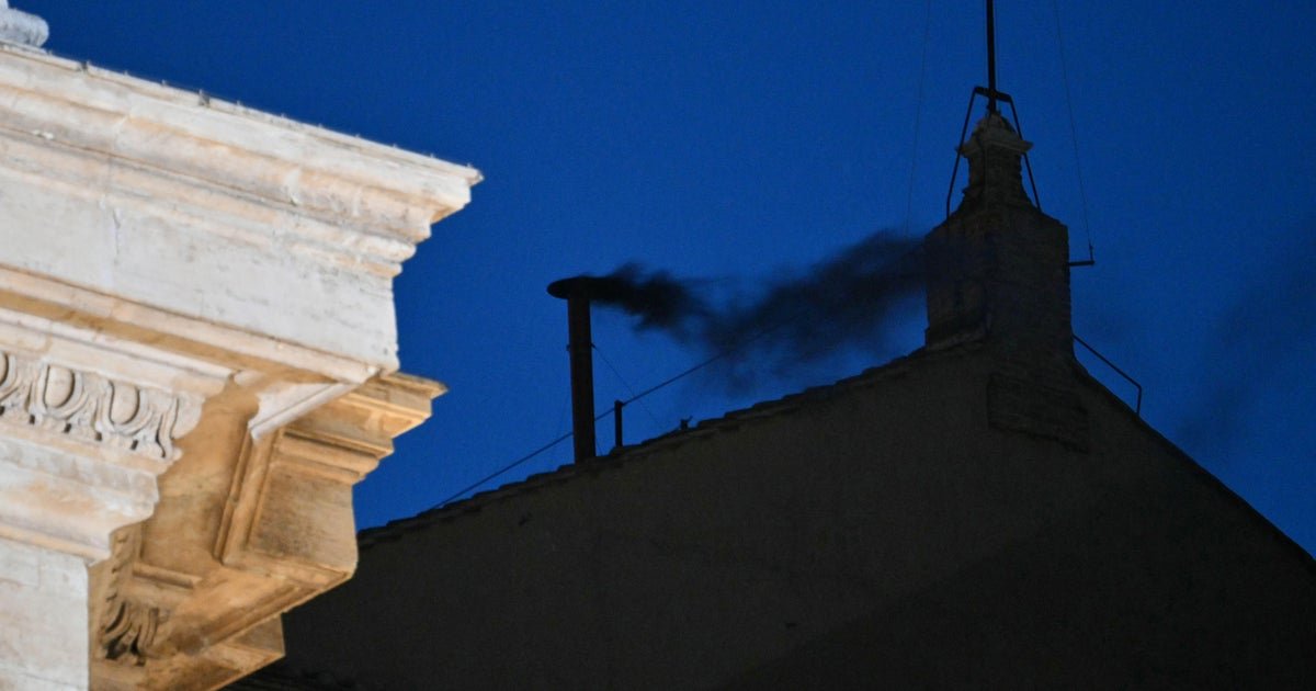 2025 papal conclave begins at Vatican, with black smoke indicating no new pope chosen in first vote
