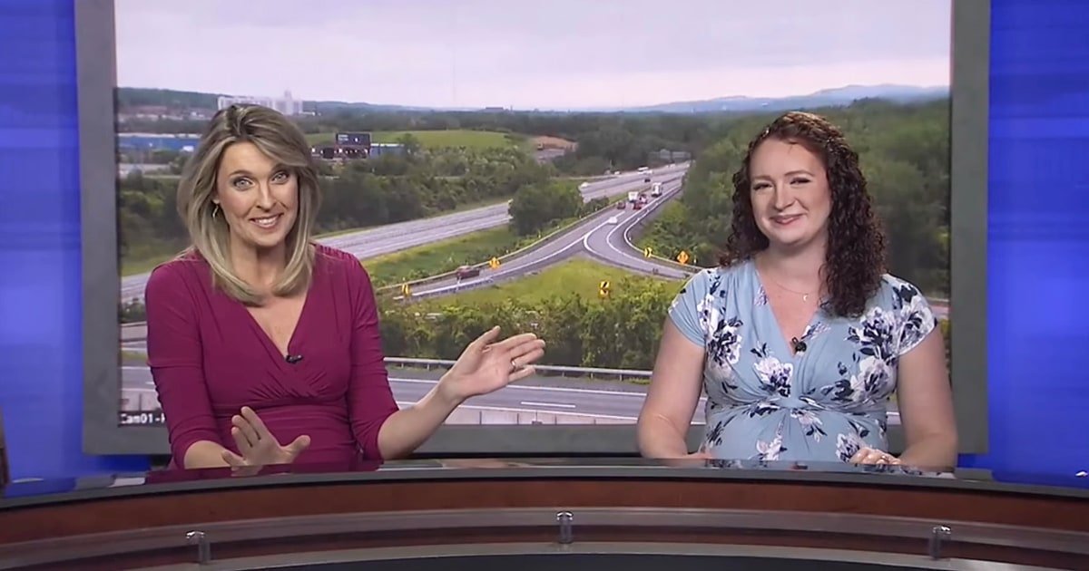 Albany News Anchor Olivia Jaquith Hosts Morning Show While In Labor