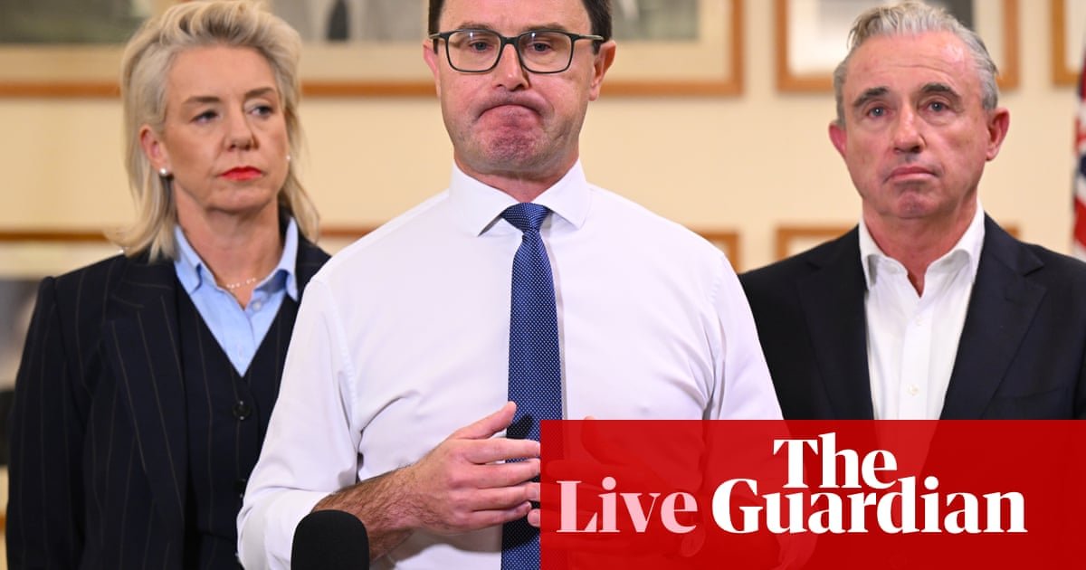 Australia news live: Nationals break coalition with Liberals saying parties need ‘time apart’ after eight decades together; RBA interest rates decision today | Australia news