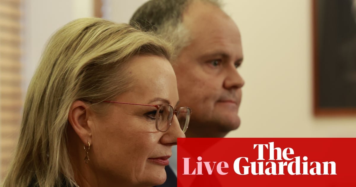Australia news live: Senior Liberal says her ‘a day is a long time in politics’ comment about Sussan Ley was just a joke | Australia news