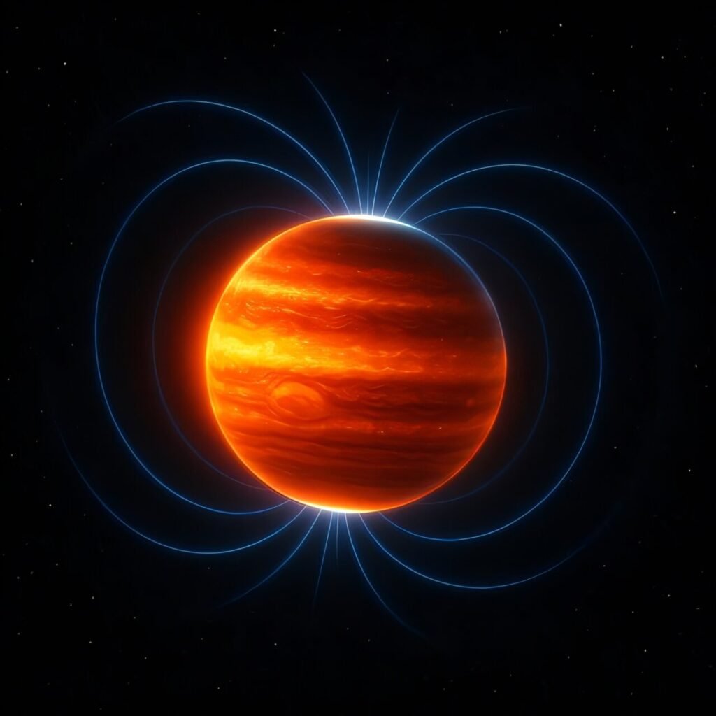 Jupiter was formerly twice its current size and had a much stronger magnetic field, study says
