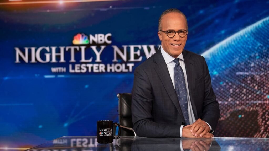 Lester Holt exits 'NBC Nightly News' before Tom Llamas replacement