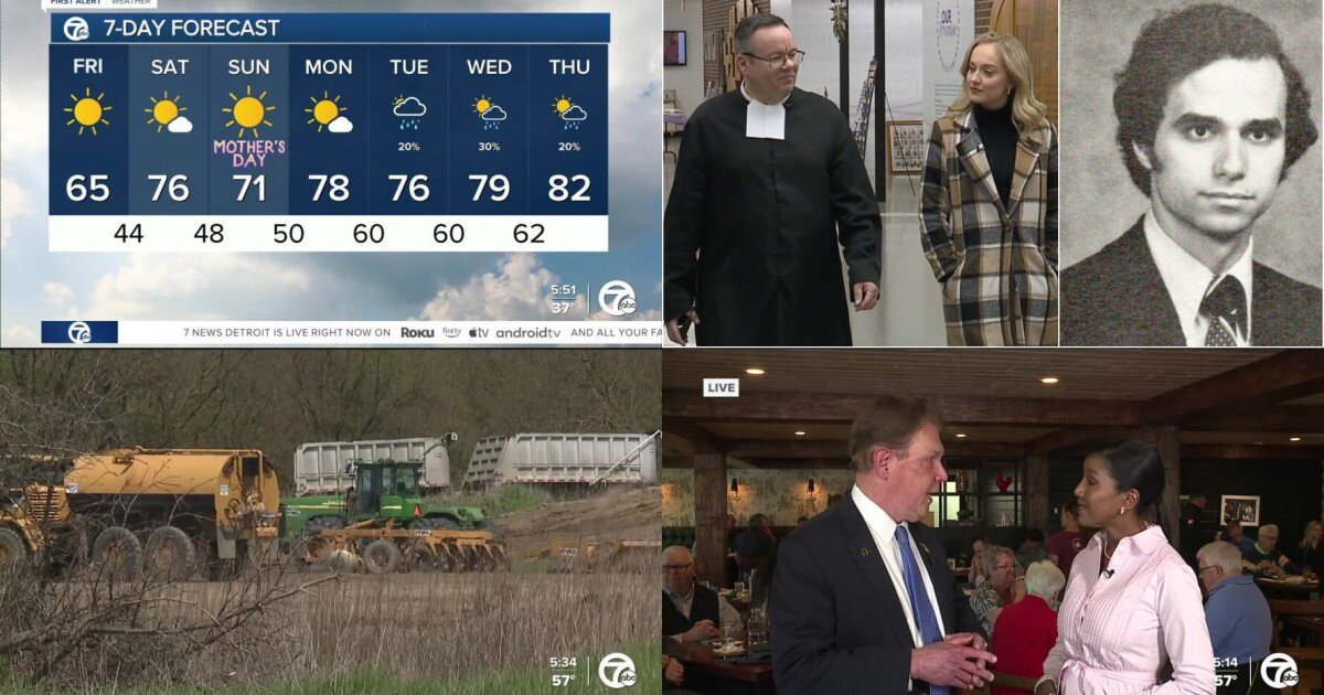 Nice Mother's Day weekend, a connection to the new Pope & more