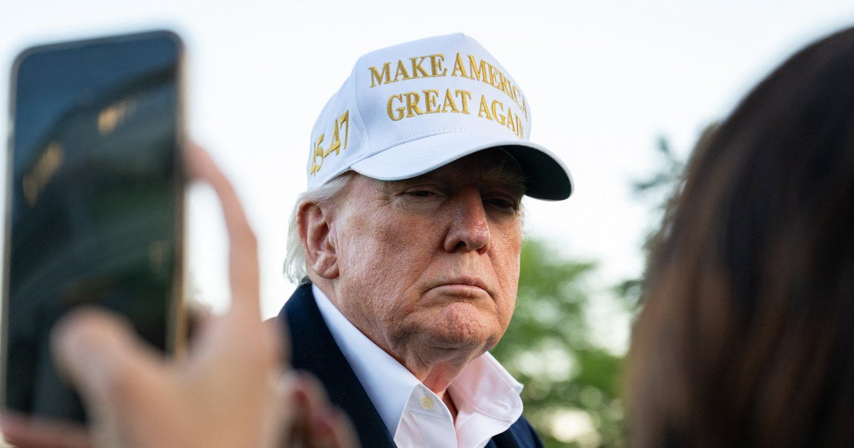 President Trump says Joe Biden is responsible if the economy shrinks again in second quarter