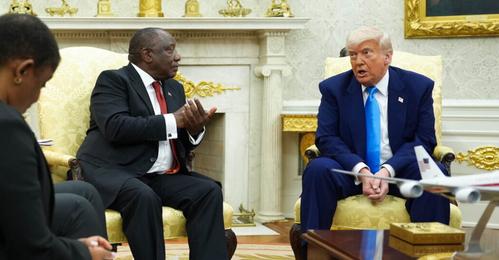 Trump Clashed With South Africa’s President