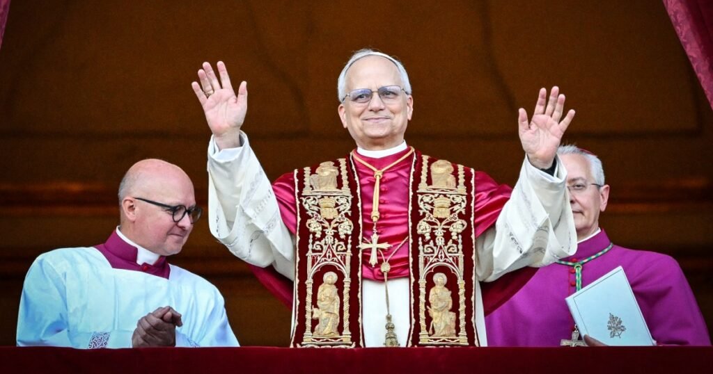 U.S.-born pontiff, formerly Cardinal Robert Prevost, leads first Mass