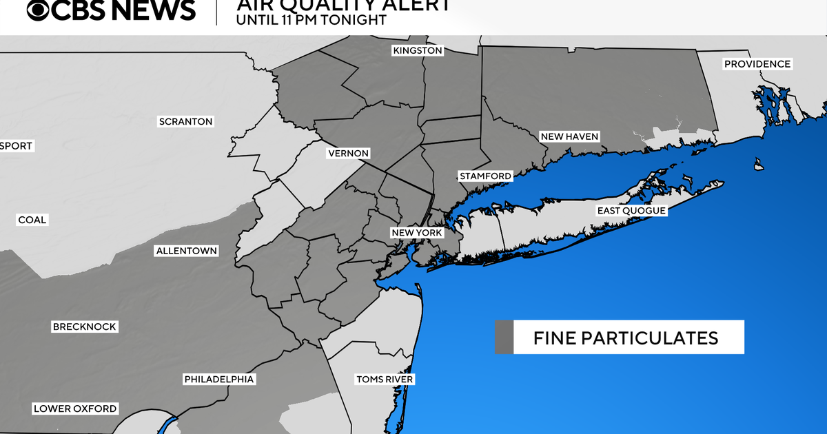 Air quality alert for NYC area today, as Canadian wildfire smoke creates hazy conditions