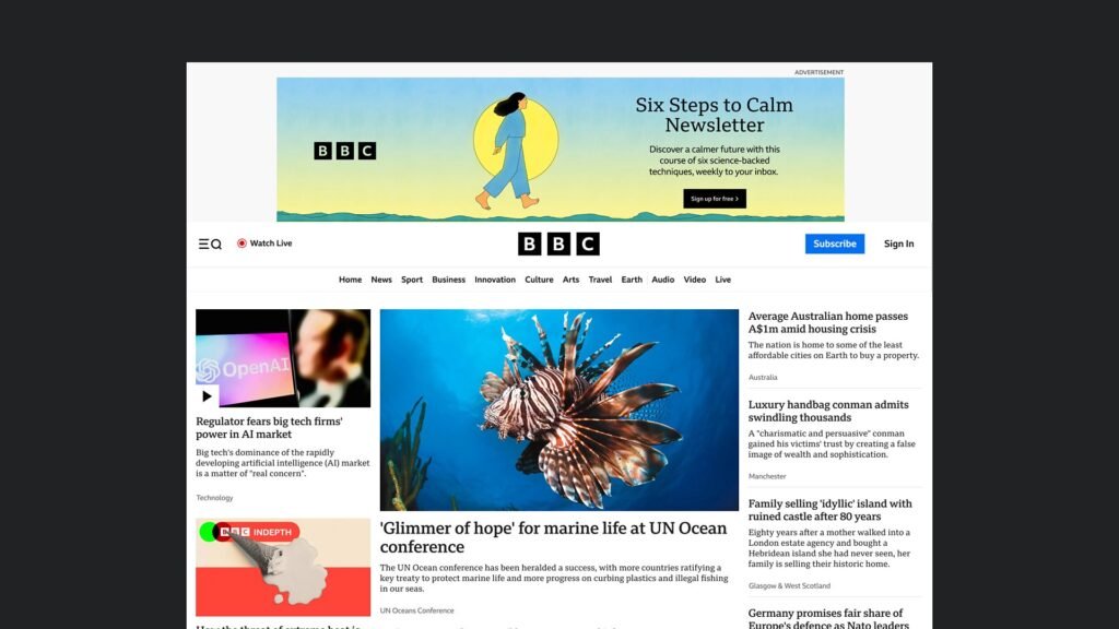 BBC Studios and BBC News Launch Pay Model for BBC.com Users in the U.S.
