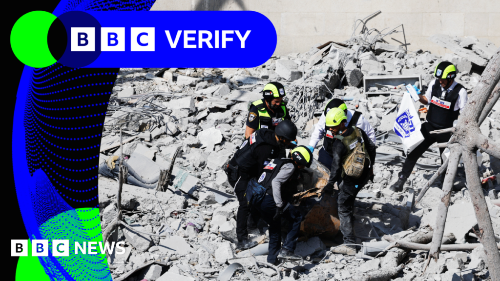 BBC Verify Live: Assessing Iran and Israel attacks in hours before ceasefire