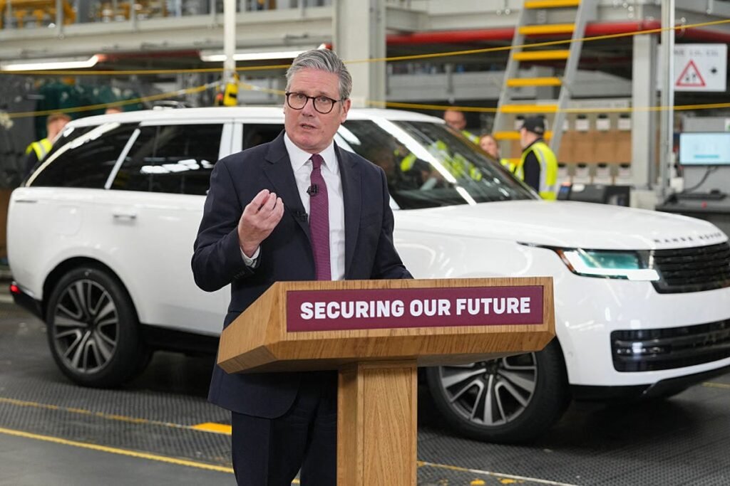 Business news live: FTSE 100 on the rise, UK car production falls to 70-year low