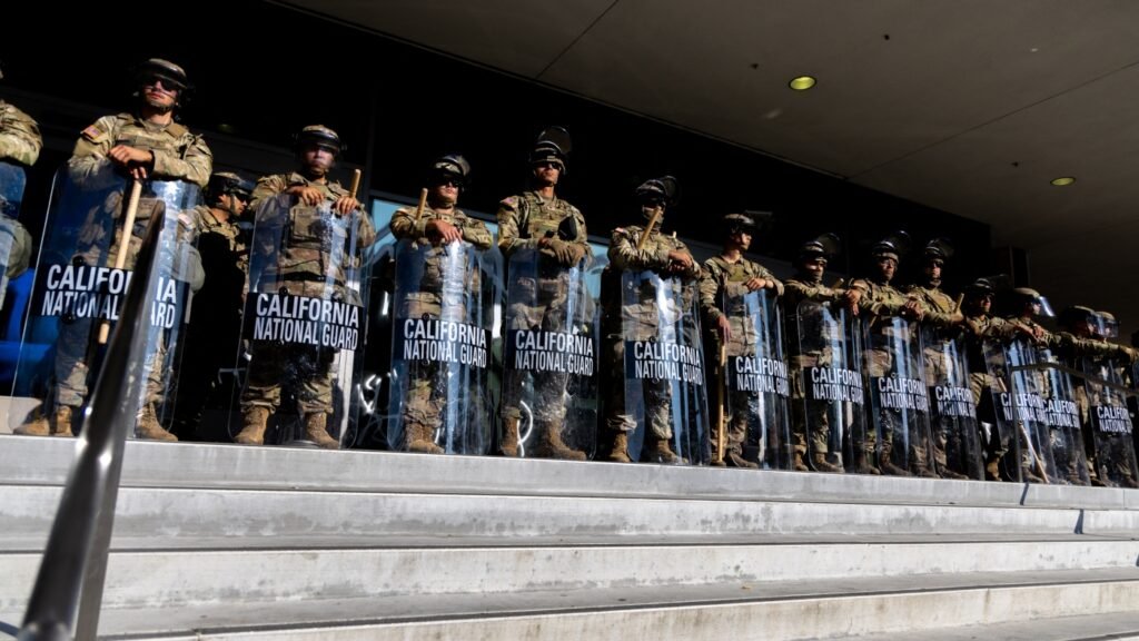 California National Guard; Israel-Iran war : NPR