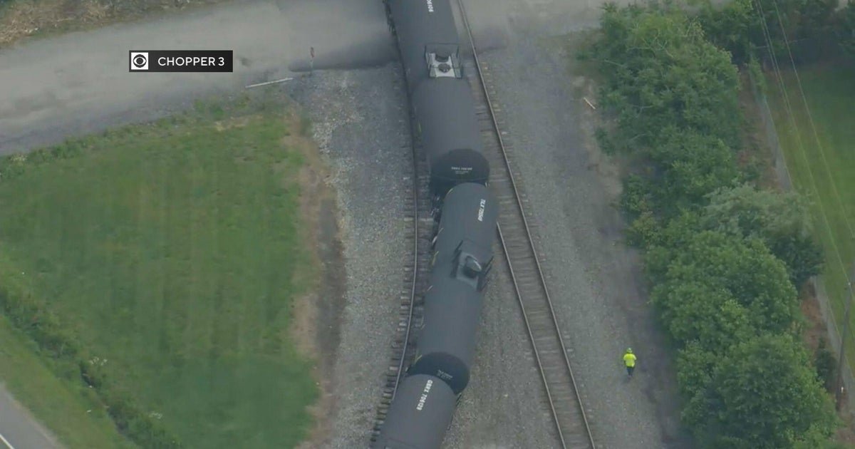 Delaware train derailment blocks road in Bear, New Castle County, police say