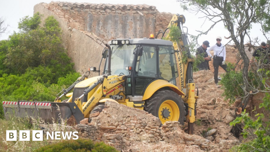 Diggers brought in to help with search in Portugal