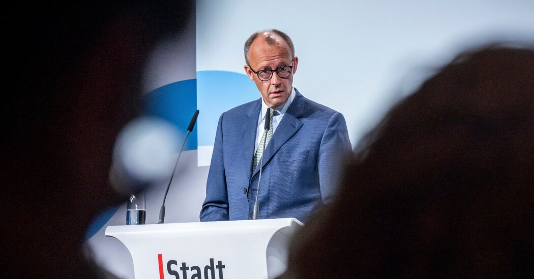 Friedrich Merz, Germany’s Chancellor, Meets With Trump at White House