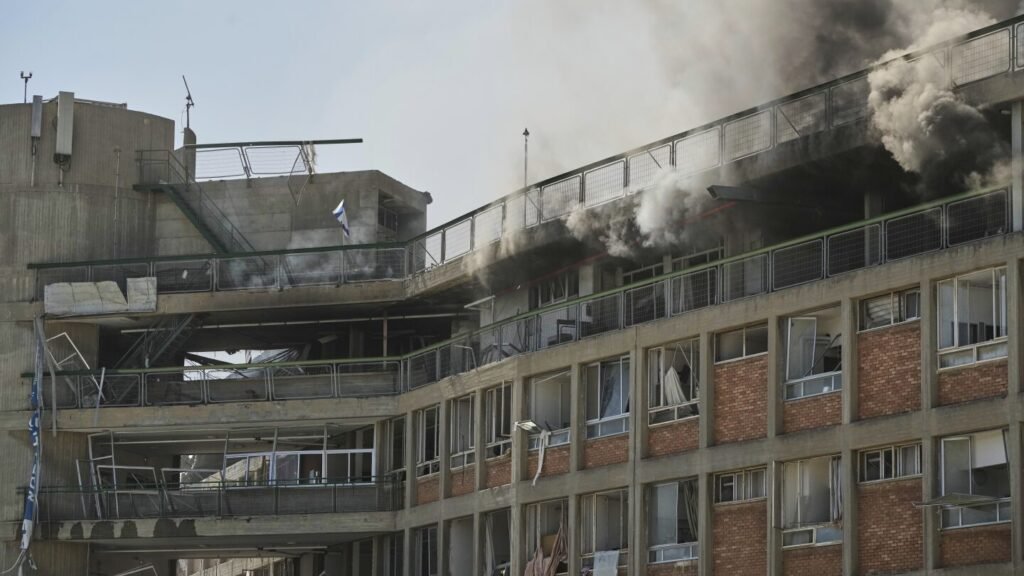 Iranian strike hits a hospital as latest missile barrage wounds over 200 in Israel