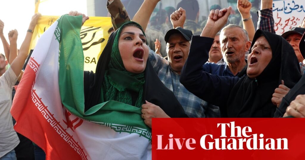 Israel-Iran war live: Trump floats regime change to ‘make Iran great again’ as region braces for Iranian response to US strikes | Israel