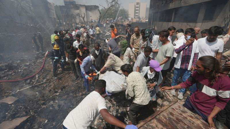 Live updates: Air India flight to London crashes with 242 on board