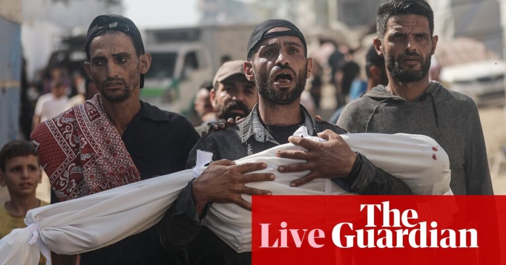 Middle East crisis live: Ministers from Europe and Iran to hold talks; UN warns of ‘man-made drought’ in Gaza | Israel