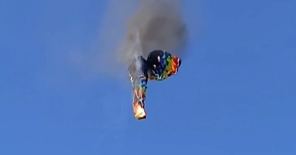 Multiple killed after hot-air balloon catches fire, falls in Brazil