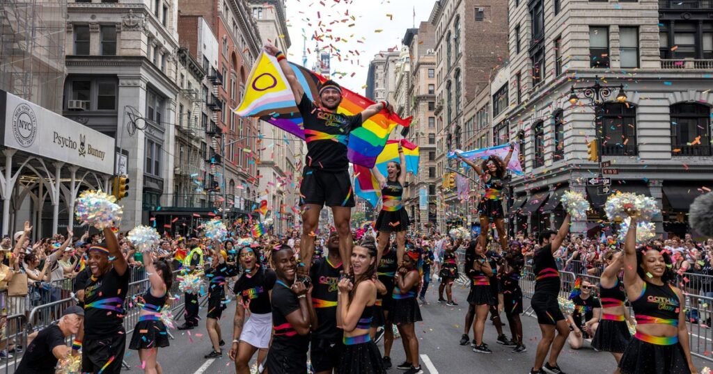 NYC Pride March 2025 steps off today. Map shows when & where it starts.