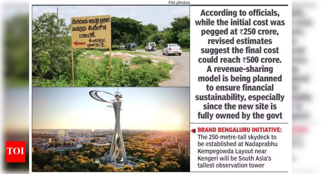 Skydeck project now shifted from Bangalore University campus to Kempegowda Layout | Bengaluru News