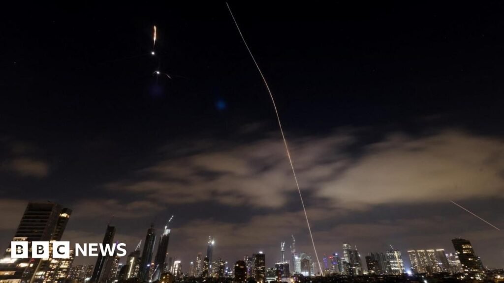 Smoke rises after latest Iranian attack on Israel, as Israeli strikes on Iran continue - follow live