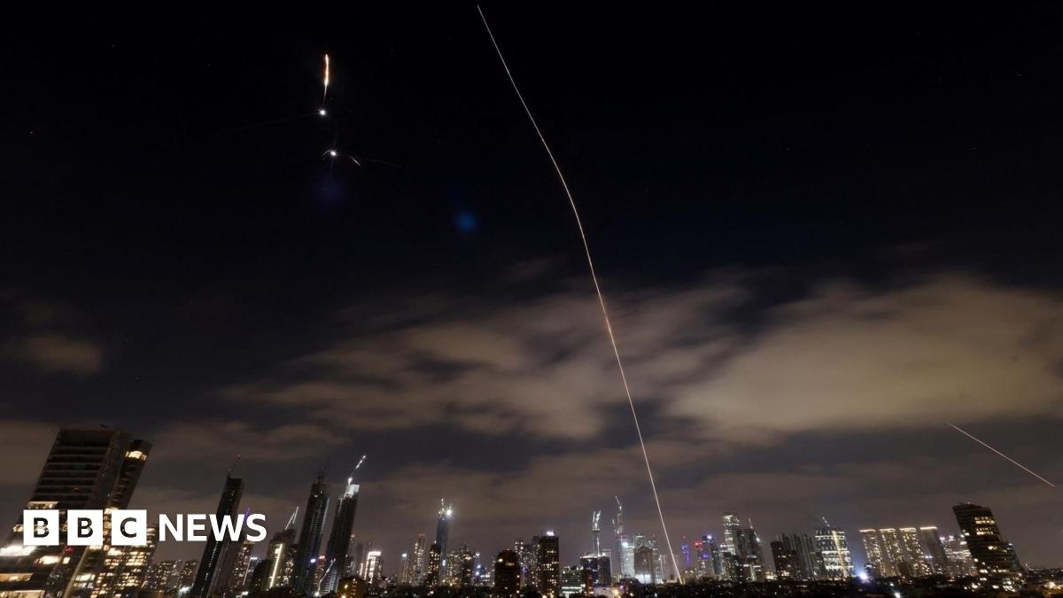 Smoke rises after latest Iranian attack on Israel, as Israeli strikes on Iran continue - follow live