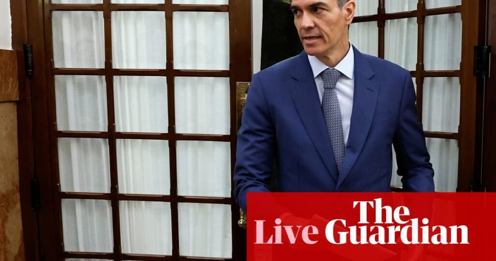 Spanish PM rejects Nato’s ‘unreasonable’ 5% GDP target for defence spending – as it happened | Europe