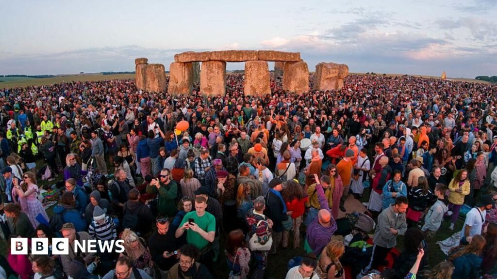Summer solstice gets record-breaking Stonehenge crowd ahead of yellow thunderstorm warning - live updates