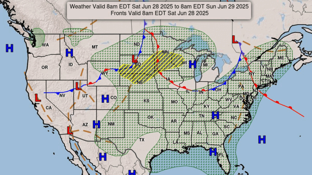 Thunderstorms, tornado risk follow US heat wave