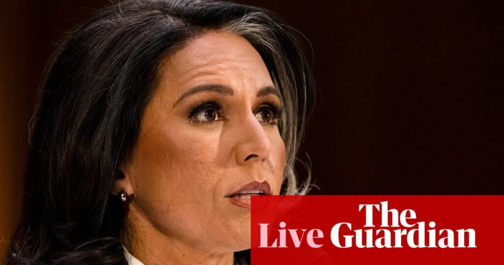 Tulsi Gabbard now backs Trump claim that Iran could have nuclear weapon ‘within weeks’ – as it happened | Trump administration