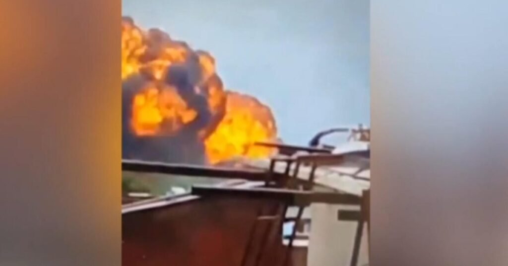 Video shows Air India plane crashing in Ahmedabad