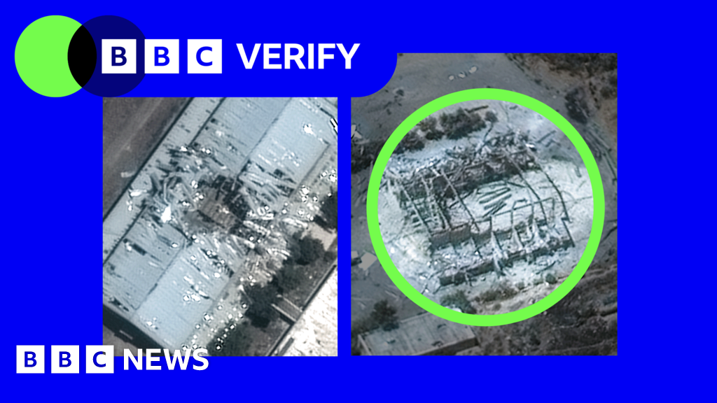 What latest satellite images reveal about strikes on Iran