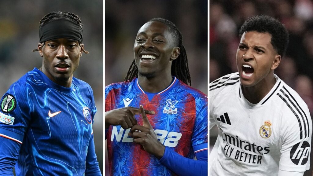 Noni Madueke, Eberechi Eze and Rodrygo are all transfer targets for Arsenal
