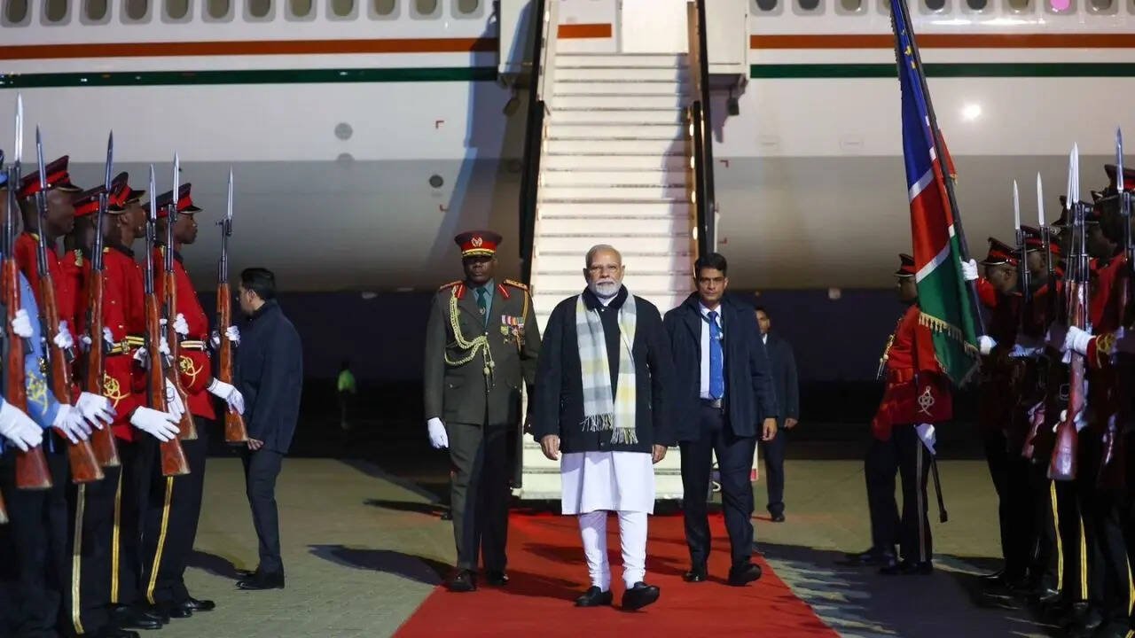 Breaking News LIVE Updates: 'Looking Forward To...': PM Modi In Namibia, Hails Country As Key African Partner