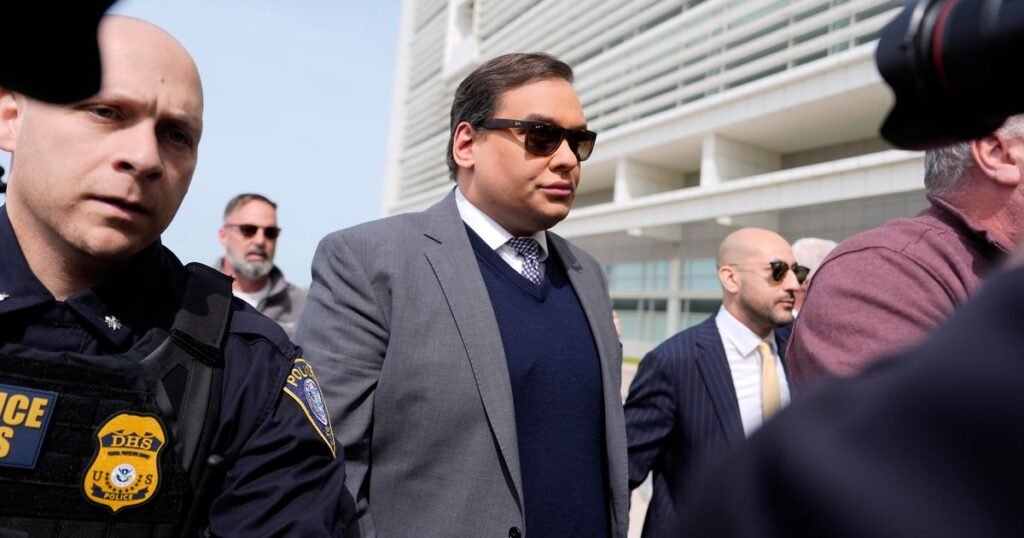 George Santos surrenders to New Jersey prison for 7-year sentence