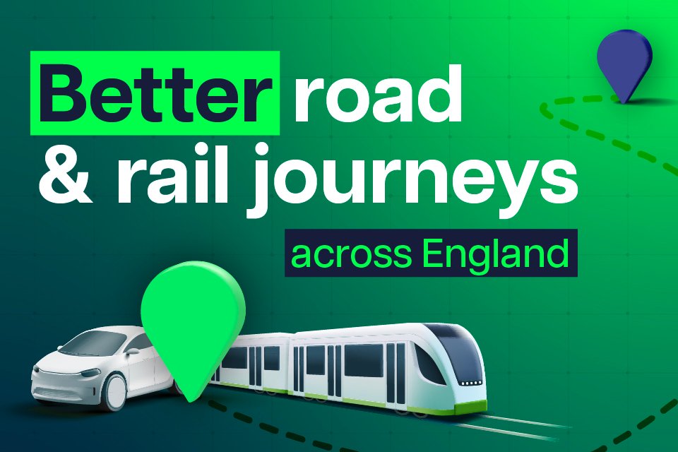 Green light for over 50 road and rail upgrades supporting over 39,000 new homes and 42,000 jobs