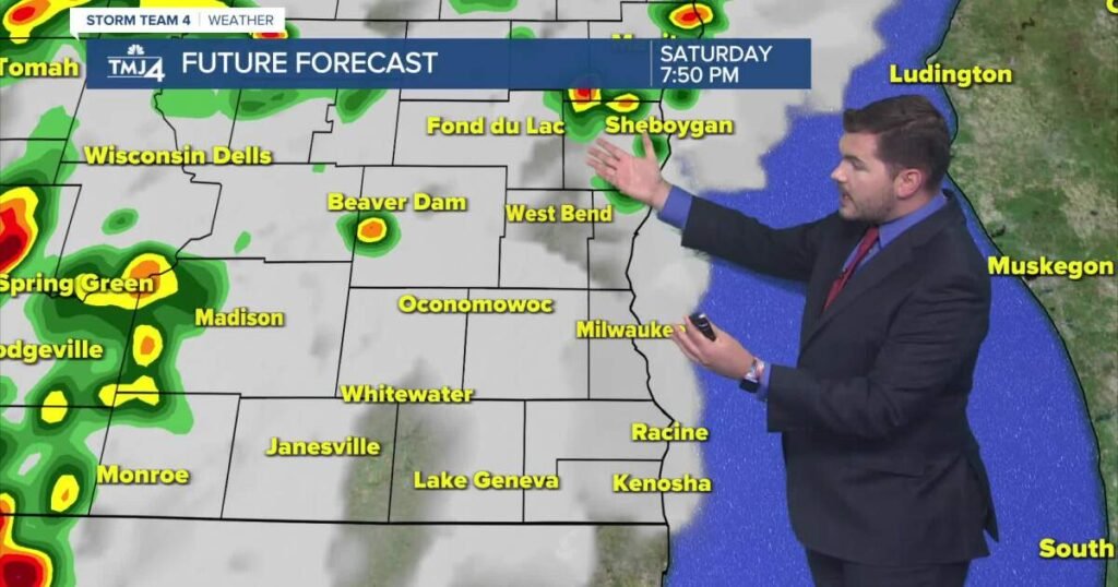 Heat today, storms tonight, cooler Sunday