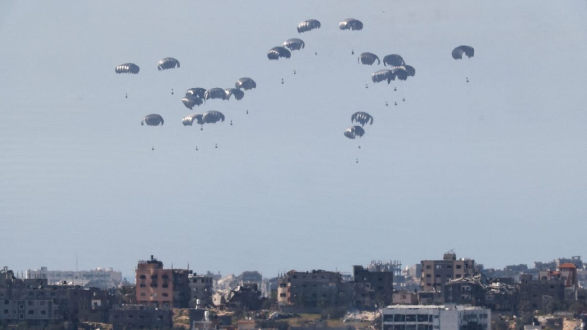 Israel allows foreign countries to parachute aid into Gaza | World News