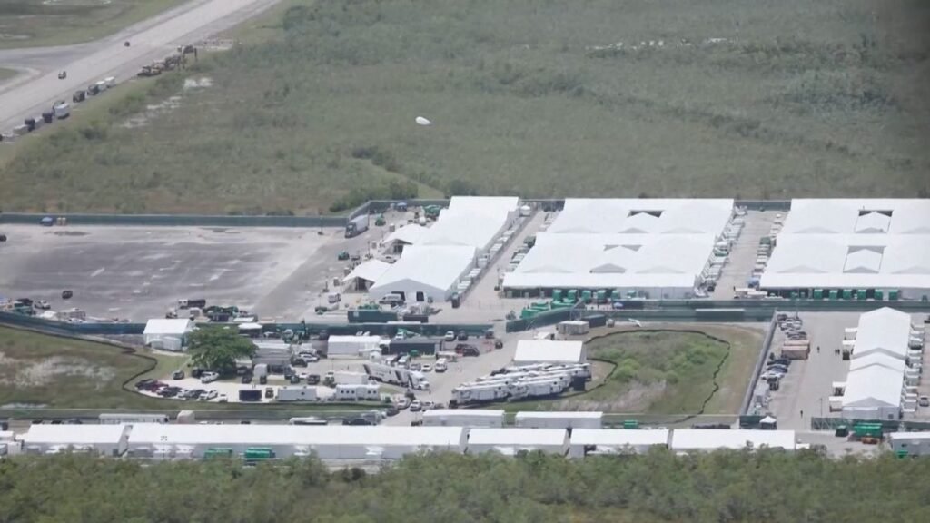 New aerial footage shows ‘Alligator Alcatraz’ immigration center
