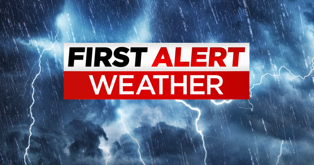 Threat of thunderstorms for NYC area today. Map shows where storms could be severe.
