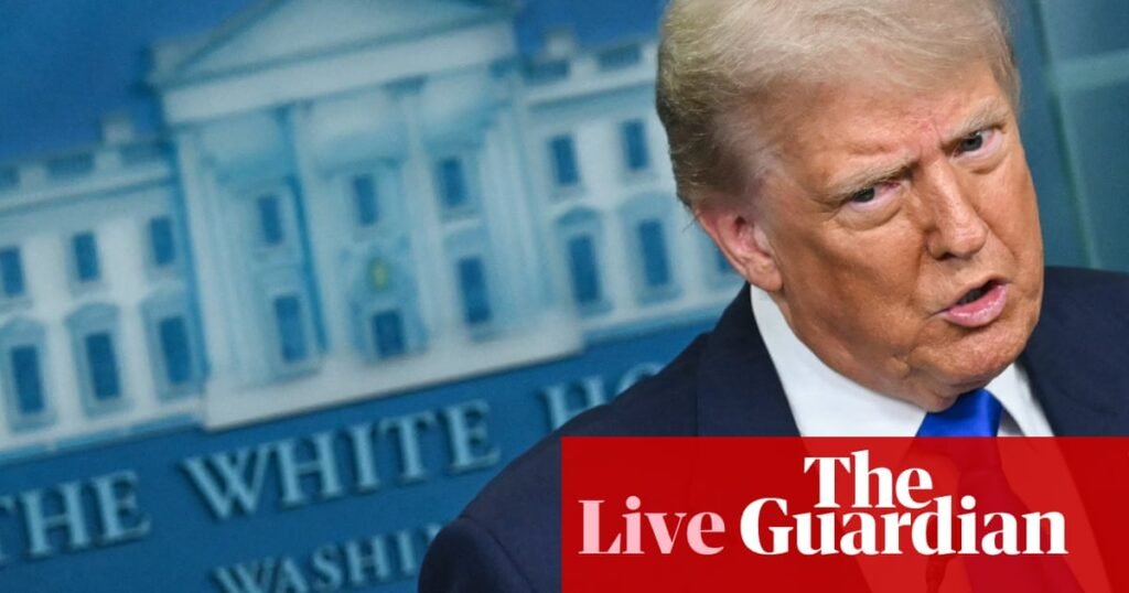 Trump to send 12 more tariff letters today, says White House, with more to follow this week – US politics live | Trump administration